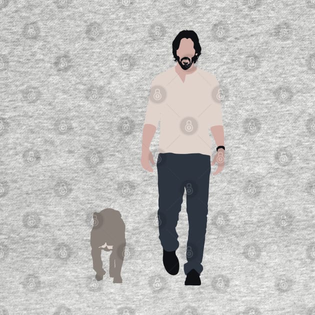 John Wick and dog by FutureSpaceDesigns